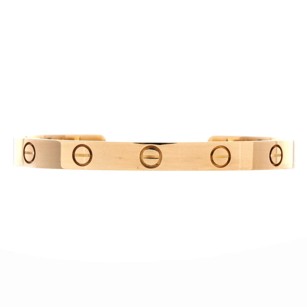 Cartier Love Cuff Bracelet 18K Yellow Gold